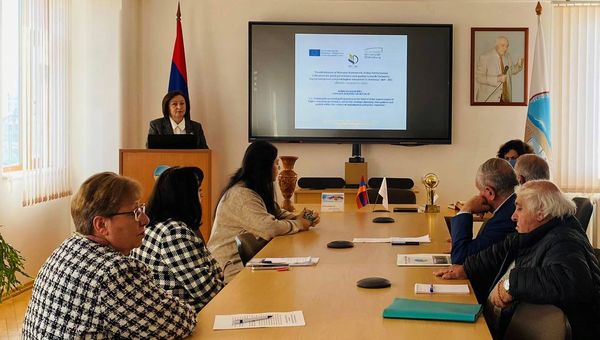 THE PROGRESS OF EU ‹‹ERASMUS+ KPI4HE›› PROJECT WAS DISCUSSED AT GSU AS AN AGENDA ISSUE OF THE RECTORATE SESSION
