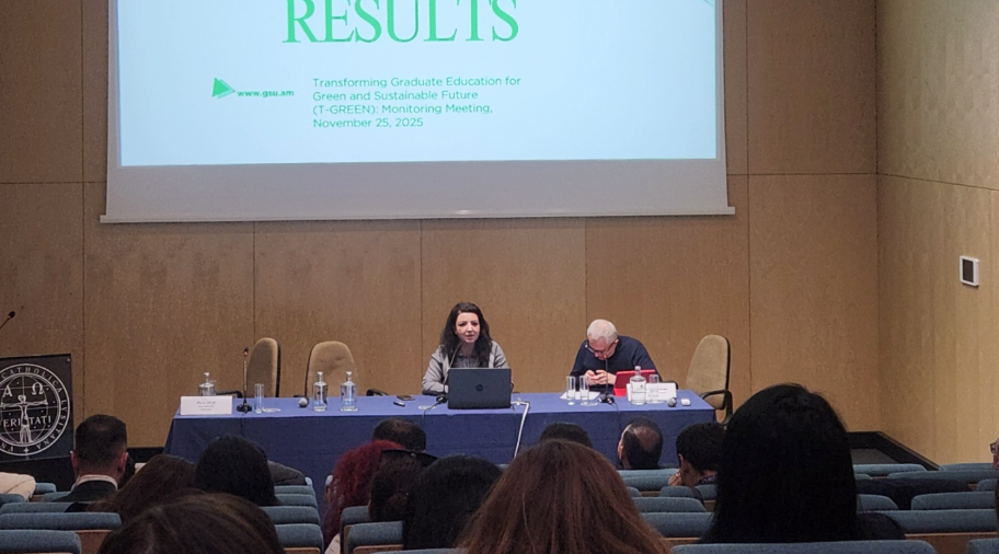 GSU REPRESENTATIVES PARTICIPATED IN THE WORKSHOP OF THE EU ‹‹ERASMUS+T-GREEN›› PROJECT